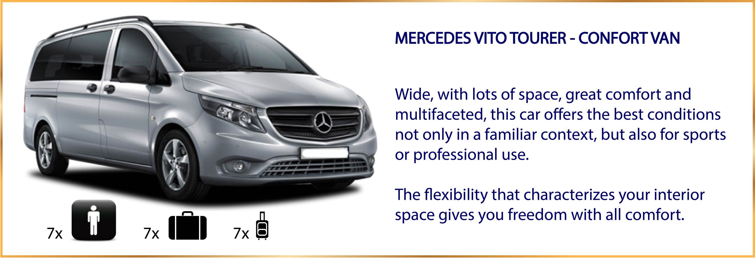 148958284358c93afb272ab Mercedes Vito Tourer - Confort Van